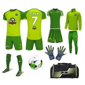 Ropa de equipo de fútbol barata y personalizada, uniforme de fútbol transpirable de secado rápido, camisetas de fútbol, camiseta de fútbol