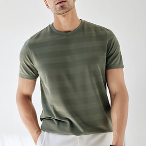 Usine en gros impression personnalisée Logo t-shirt conceptions personnalisées coton blanc hommes t-shirt à vendre hommes coton sport t-shirt - Product Image 4