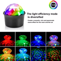 Mini 3W USB Rechargeable LED Disco Ball DJ Lampes Coloré Scène Fête Ampoules Chambre Design Moderne En Plein Air Voyage Camping