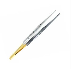 Pinzas Quirúrgicas Dentales Micro Castroviejo de Acero Inoxidable Dorado, Pinzas para Suturas de Cirugía Menor, Instrumento Médico OEM - Product Image 2