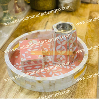 Nouvel Arrivage Ensemble de brûleurs d'encens perlés faits main, Boîte Mubkhara pour Ambregris, Benzoin, Bakhour, Prêt pour le Ramadan, Santal, Coriandre