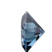 Diamante redondo cultivado en laboratorio CVD azul vivo elegante de 0,78 quilates SI1 claridad IGI certificado 572328097