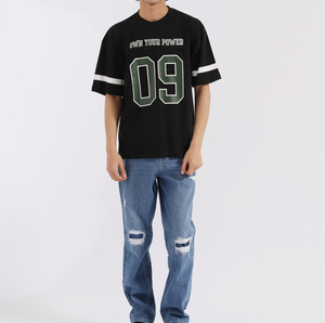 เสื้อยืดผู้ชายทรงปกติ คอกลม ผ้าฝ้าย 100% สวมใส่สบาย ไม่ยับ ระบายอากาศดี เหมาะสำหรับฤดูร้อน - Product Image 1