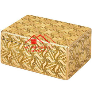 กล่องเครื่องประดับโลหะทำด้วยมือสีทองพร้อมฝาแก้วกล่องเครื่องประดับหรูหราคลาสสิกดีไซน์ล่าสุด - Product Image 4