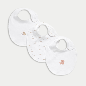 Baby <b>Bibs</b> White Soft Cotton Absorbent Infant Feeding <b>Bibs</b> Manufacturer OEM Bulk - Product Image 6