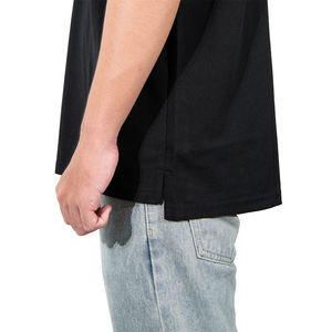 Polo negro uniforme de alta calidad bordado logo hombres polos diseño libre MOQ bajo y el mejor precio hecho en Vietnam - Product Image 4