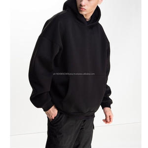 Sudaderas con Capucha para Hombre, Personalizadas con Logotipo, Cómodas, de Alta Calidad, Lavado Ácido, Lisas, 100% Algodón, Peso Pesado, para Exportación - Product Image 2