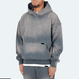 Sudaderas con capucha Venta al por mayor Precio barato de alta calidad Venta caliente Sudaderas con capucha Impresión personalizada de algodón Hombres Sudadera con capucha en blanco Sun Fade - Product Image 1