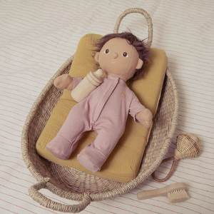 Seagrass dolls bed sea grass pretend play toy for kid wholesale weaving <b>straw</b> doll <b>baskets</b> - Product Image 4