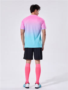 New Season Blue Soccer Team Jerseys <b>Black</b> and Yellow Quick Dry <b>Fabric</b> Sportswear soccer jersey football jersey - Product Image 5