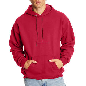 Sweat-shirts à capuche en molleton uni de haute qualité, manches longues, broderie, streetwear simple, sweat-shirts oversize pour hommes - Product Image 4