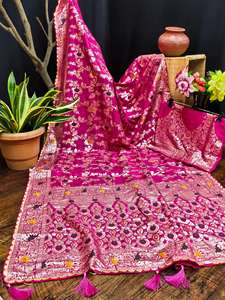 ส่าหรีในสุริยสาริสคอสดจากหุบเขาดอกไม้ - Product Image 6