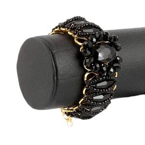 กำไลข้อมือแฟนซีสำหรับเด็กผู้หญิง - สีดำ - Product Image 1