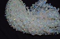 Perles de pierres précieuses d'opale de feu de Welo, opale éthiopienne naturelle chatoyante, forme poire facettée, pour la fabrication de bijoux, prix de gros