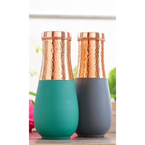 ภาชนะบรรจุน้ำผลไม้ขวดโลหะขนาดมาตรฐานทำจากทองแดงแท้ขนาด750มล. ทำด้วยมือส่งตรงจากผู้ผลิต - Product Image 5