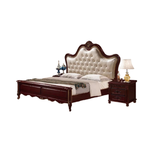 Producto Premium Juego de cama de madera maciza de teca Cama de madera para muebles de hotel y dormitorio Diseño antiguo Precio al por mayor - Product Image 6