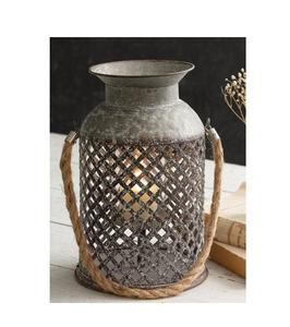 Fabricant et grossiste Lanterne en métal fer noir Bougeoir en forme de bougie classique personnalisé Lanterne - Product Image 1