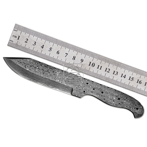 Navaja de Bolsillo Artesanal de Acero de Damasco de 192 Capas para Bushcraft y Caza, Patrones de Gota de Lluvia y Escalera, 25mm 95mm 58-62 HRC, para Exteriores - Product Image 3