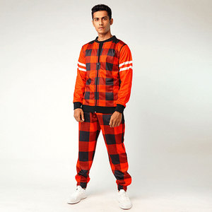 ชุดวอร์มผ้าฟลีซแบบยูนิเซ็กซ์สำหรับฤดูหนาว ชุด 2 ชิ้น ชุดออกกำลังกายสำหรับผู้ชาย พิมพ์ลายแบบซับลิเมชั่น ชุดจ็อกเกอร์ รับผลิตตามสั่งจำนวนมาก - Product Image 6