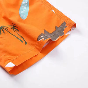 Maillot de bain personnalisé à séchage rapide pour hommes, short de plage taille haute respirant avec fermeture à la taille élastique, imprimé à motif solide et chaud - Product Image 6