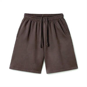Pantalones cortos de calidad temporada de otoño pantalones cortos de algodón de rizo francés envío rápido pantalones cortos de hombre hechos en 100% algodón polar ropa de sudor - Product Image 1