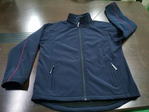 Wholesale Breathable Waterproof Warm Wear <b>Men</b> Adjustable Hem Navy Softshell <b>Jacket</b> OEM Outdoor <b>Jacket</b> Customized Color and logo - Product Image 5