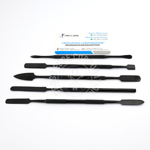 Wholesale Black Color Pottery <b>Tools</b> Stainless Steel Double Head Scraper <b>Tool</b> Carving Sculpting Set Making Clay Mud Scraping - Product Image 2