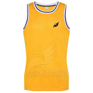 เสื้อบาสเก็ตบอลคุณภาพสูงสำหรับผู้ชาย ราคาประหยัด มีจำหน่ายในผ้าตาข่าย พร้อมโลโก้แบบกำหนดเอง - Product Image 1