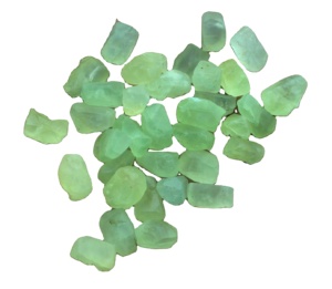 Pierre précieuse Evergreen extrait de terre 25 pièces 100% naturelle Prehnite brute en vrac connaissance intérieure brute brute - Product Image 1