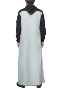 Thobe longue et élégante, vêtement musulman traditionnel, vente en gros, thobes sur mesure pour hommes, thobes unies tendance, nouveau design, jubbah pour hommes - Product Image 2