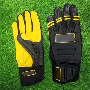 Guantes de bateo de béisbol Color personalizado y logotipo 100% Poliéster Uso profesional de alta calidad Mejor precio al por mayor - Product Image 1
