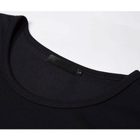 T-shirts en tricot uni personnalisés avec logo, de haute qualité, écologiques, dernières tendances, décontractés, pour hommes, à séchage rapide et respirants