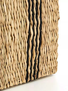 Coffre de rangement en jonc de mer vietnamien fait à la main, OEM ODM, boîte tissée naturelle, organisateur décoratif, écologique, décoration rustique pour la maison - Product Image 4