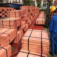 Cathodes de cuivre de qualité supérieure, usine, 99,99 %, acier rouge, bonne qualité, épaisseur, plaques de cathodes de cuivre à vendre
