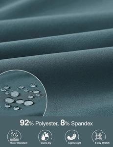 <b>Men's</b> Lightweight Breathable Quick Dry Black Awrah Custom Awrah <b>Shorts</b> for <b>Men</b> 100% Cotton Casual Waterproof <b>Elastic</b> <b>Waist</b> - Product Image 6