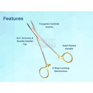 ที่จับเข็มทังสเตนคาร์ไบด์คุณภาพพรีเมียม สไตล์โดดเด่น ทำจากสแตนเลส ขายดี ขนาด 10 1/2 - Product Image 2