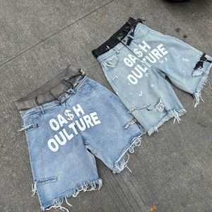 Offres Spéciales Short décontracté à double taille avec impression numérique personnalisée Short à cordes élastique avec étiquette de poche personnalisée - Product Image 6