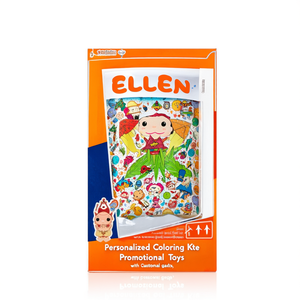 Aquilone Personalizzato ELLEN da Colorare, Giocattoli Promozionali con Gadget Personalizzati - Product Image 3