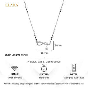 Compre Collares Mangalsutra de Plata Pura, Joyería Fina con Cuentas Elegantes, Regalo Perfecto para su Esposa - Product Image 6