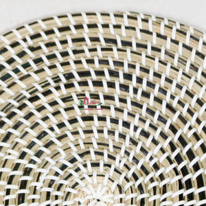 Artex Dong Thap Factory Handwoven <b>Seagrass</b> <b>Placemats</b> Round Table Mats for Rustic and Boho Dining Decor - Product Image 2