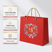 Bolsa de Regalo de Papel Personalizada de Lujo, Cartón Mate de 210g, con Logotipo UV, Asa de Cuerda y Diseño Único
