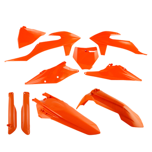 Pour <span class=keywords><strong>KTM</strong></span> <span class=keywords><strong>2019</strong></span> - 2022 SX SX-F XC XC-F 125 150 250 300 <span class=keywords><strong>350</strong></span> 450 Moto Plastique Plaque d'immatriculation Garde-boue Latéral Kits de carénage Couvercle de fourche - Product Image 1