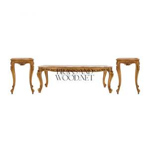 Juego de Mesa Consola de Madera Tallada a Mano Clásica de Lujo - Product Image 2