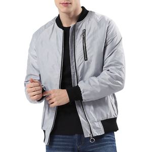 แจ็กเก็ตบอมเบอร์มีซิปสำหรับผู้ชาย, แจ็คเก็ตลำลองมีปกคอตั้งสำหรับฤดูหนาวสไตล์แฟชั่นล่าสุด - Product Image 1