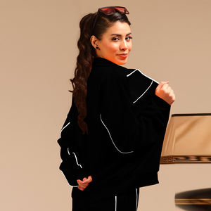 Novedad, Sudaderas al por Mayor, Sudadera con Capucha Completa con Cierre, Manga Larga, Sudadera con Capucha de Punto Personalizada, Chaqueta con Bolsillos para Mujer - Product Image 4