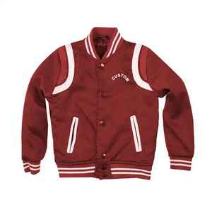 Chaquetas de bombardero de hombre hechas a medida de alta calidad al por mayor para invierno primavera talla grande 2025 con logotipo material de seda de satén de poliéster - Product Image 4