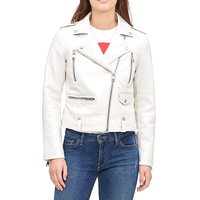 Blouson Aviateur Vintage en Cuir Véritable Hiver Imperméable Coupe-Vent Respirant Épais Homme Femme avec Poignets et Ourlet Côtelés Décontracté