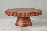 Support à gâteau en bois fait main, plateau large, base robuste, écologique, non toxique, passe au lave-vaisselle, arrangement de table de dessert, mariage