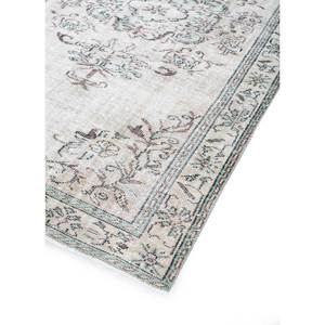 พรมขนสัตว์ถักมือสไตล์วินเทจ สีเบจและสีน้ำตาล ลายเหรียญรูปทรงสี่เหลี่ยมผืนผ้า ลวดลายนามธรรม สำหรับบ้านและทางเดิน ห้องนั่งเล่น-Pae-3235 - Product Image 2