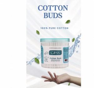Bâtonnets d'oreilles en coton de haute qualité pour soins quotidiens, ultra doux, absorbants, soin premium, 200 bâtonnets, emballage en pot en plastique, MADHAV MANUFACTURERS - Product Image 4